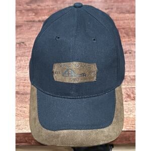 Vintage Kings Island Patch Black Hat/Cap